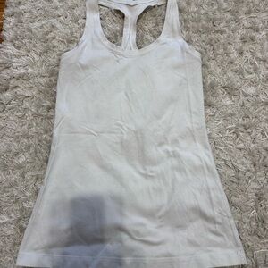 Lululemon Athletica White Tank Top